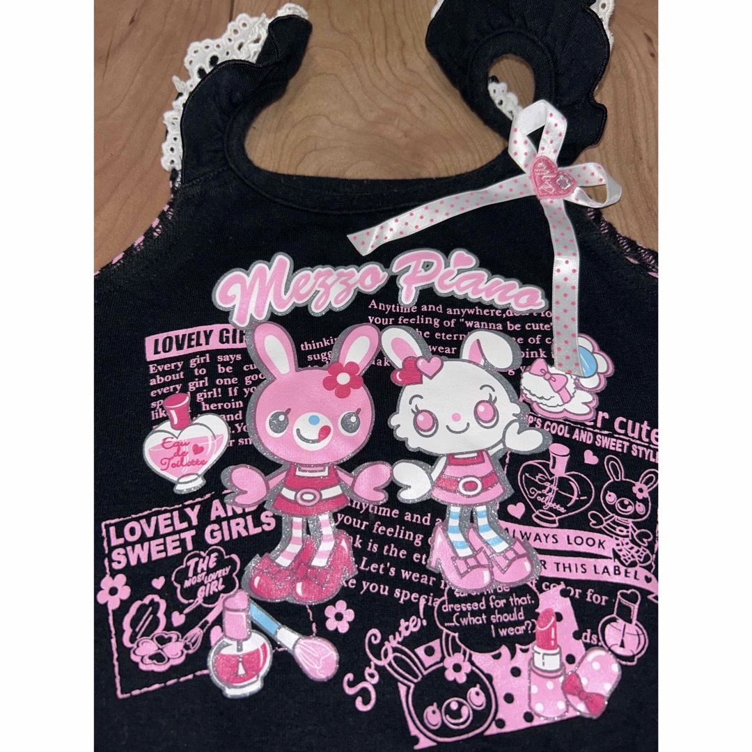 mezzo piano - メゾピアノ ミミちゃん110cmキャミソールの通販 mezzo piano - メゾピアノ ミミちゃん110cmキャミソールの通販