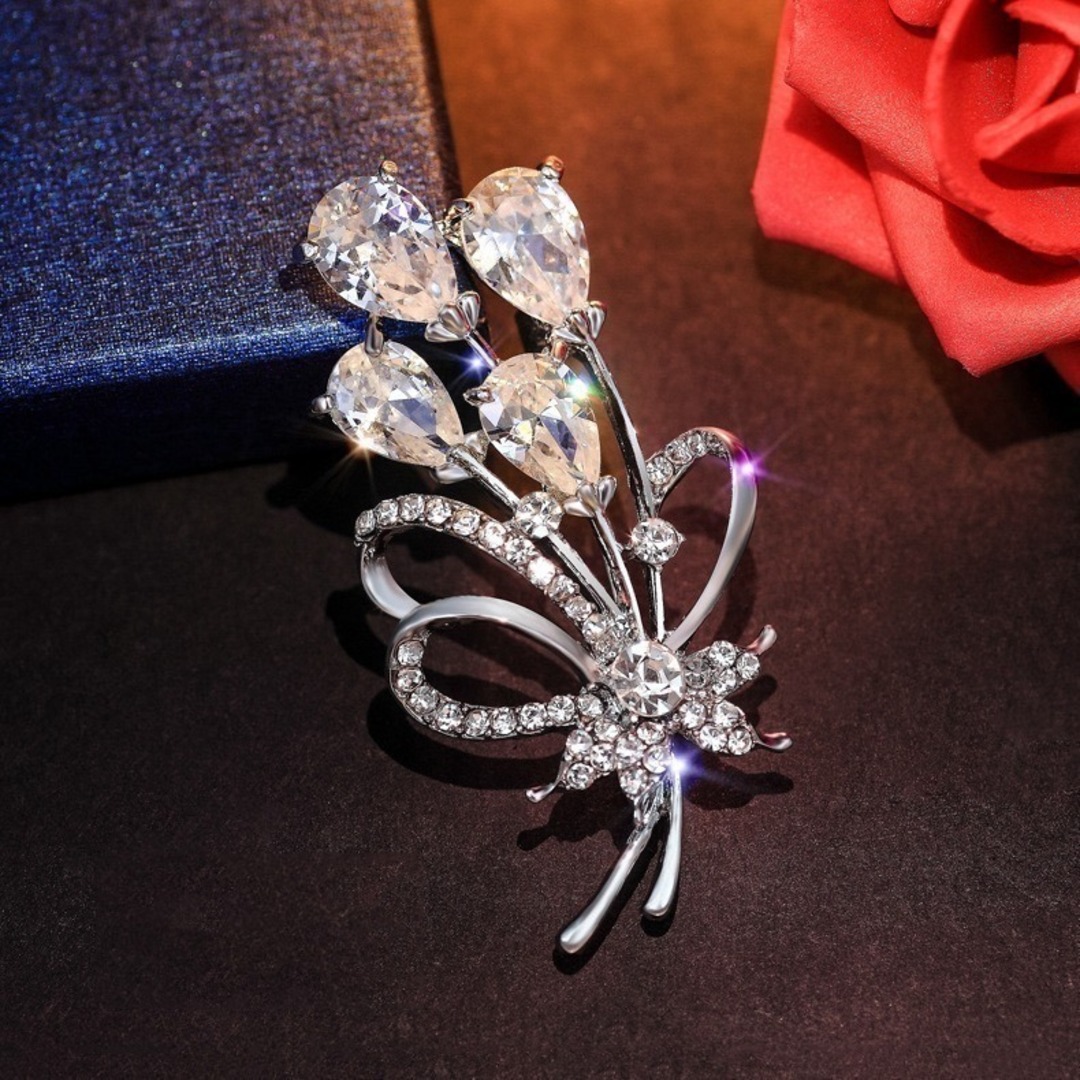 再入荷♡ ブローチ ラインストーン パール 結婚式 花束 再入荷♡ ブローチ ラインストーン パール 結婚式 花束