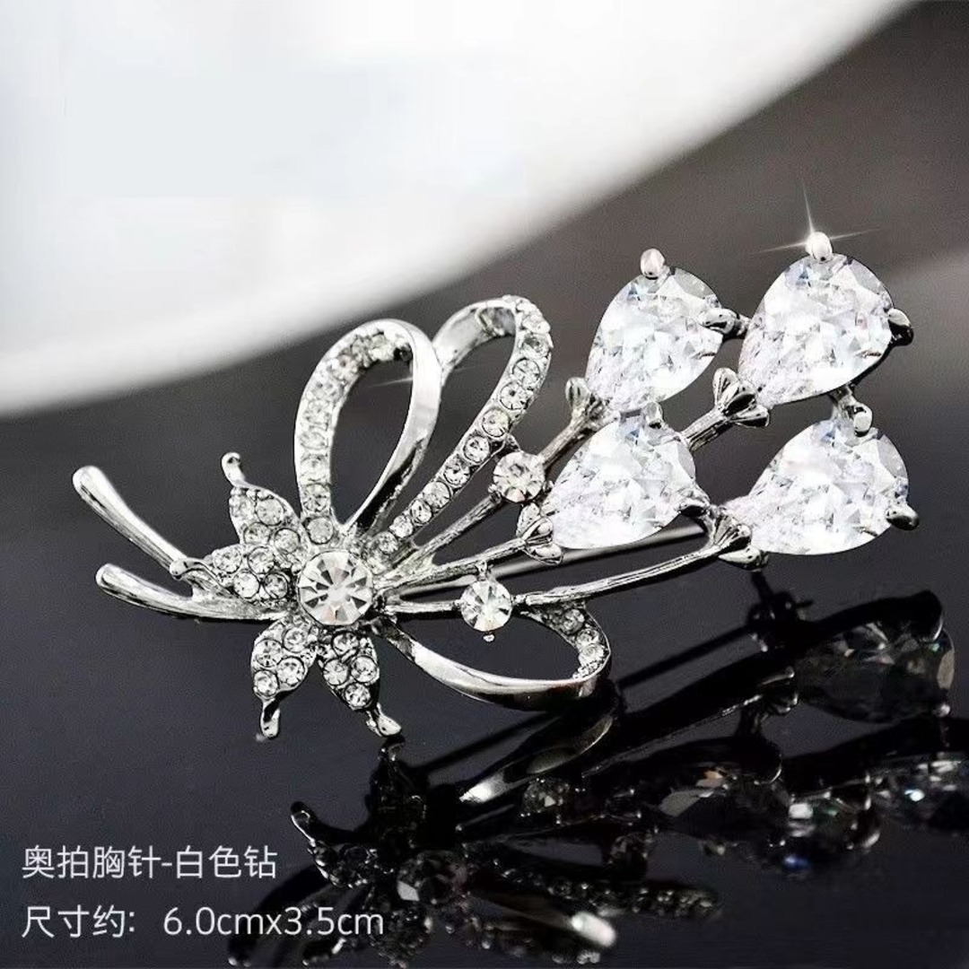 再入荷♡ ブローチ ラインストーン パール 結婚式 花束 再入荷♡ ブローチ ラインストーン パール 結婚式 花束