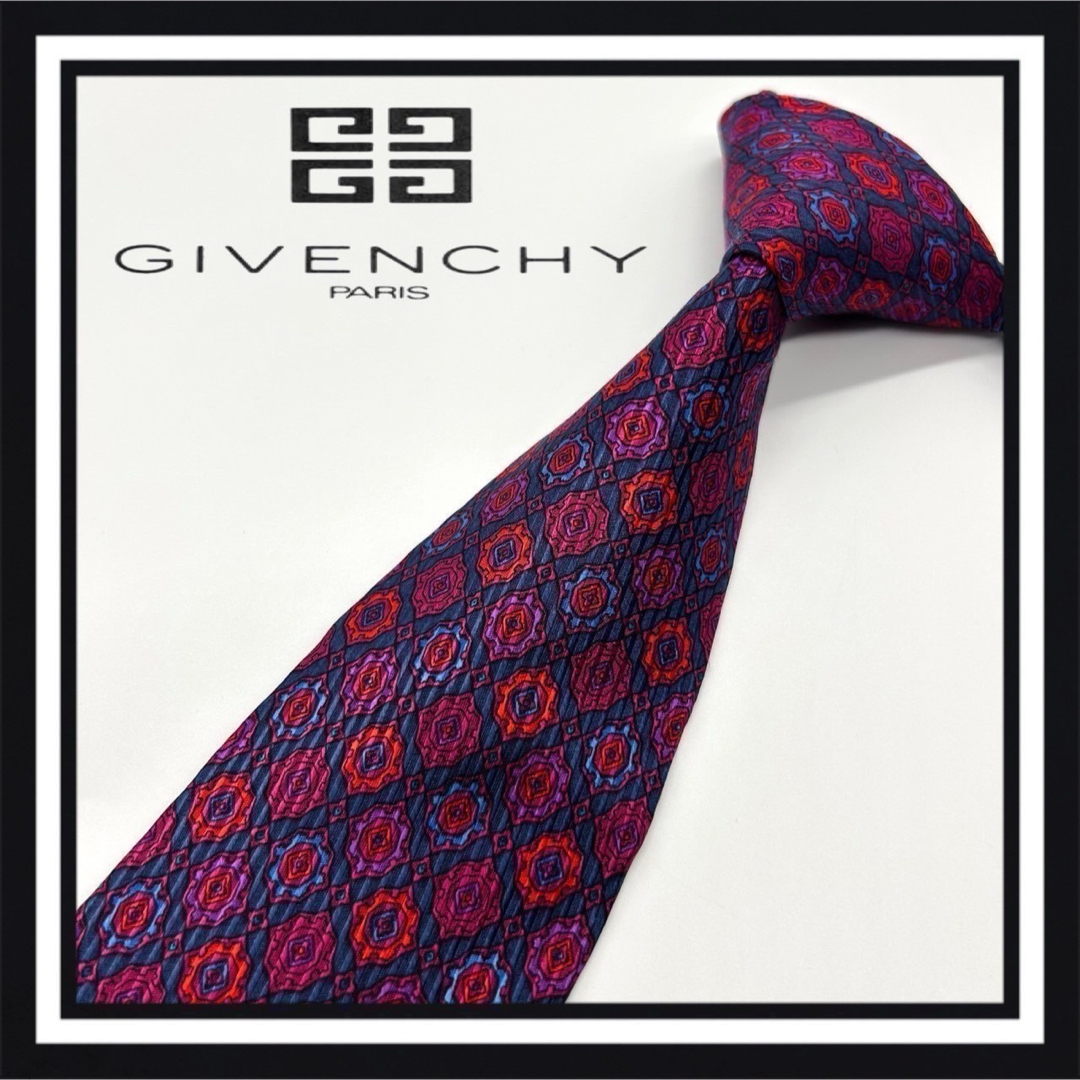 GIVENCHY - 【高級ブランド】GIVENCHY ジバンシー ネクタイの GIVENCHY - 【高級ブランド】GIVENCHY ジバンシー ネクタイの