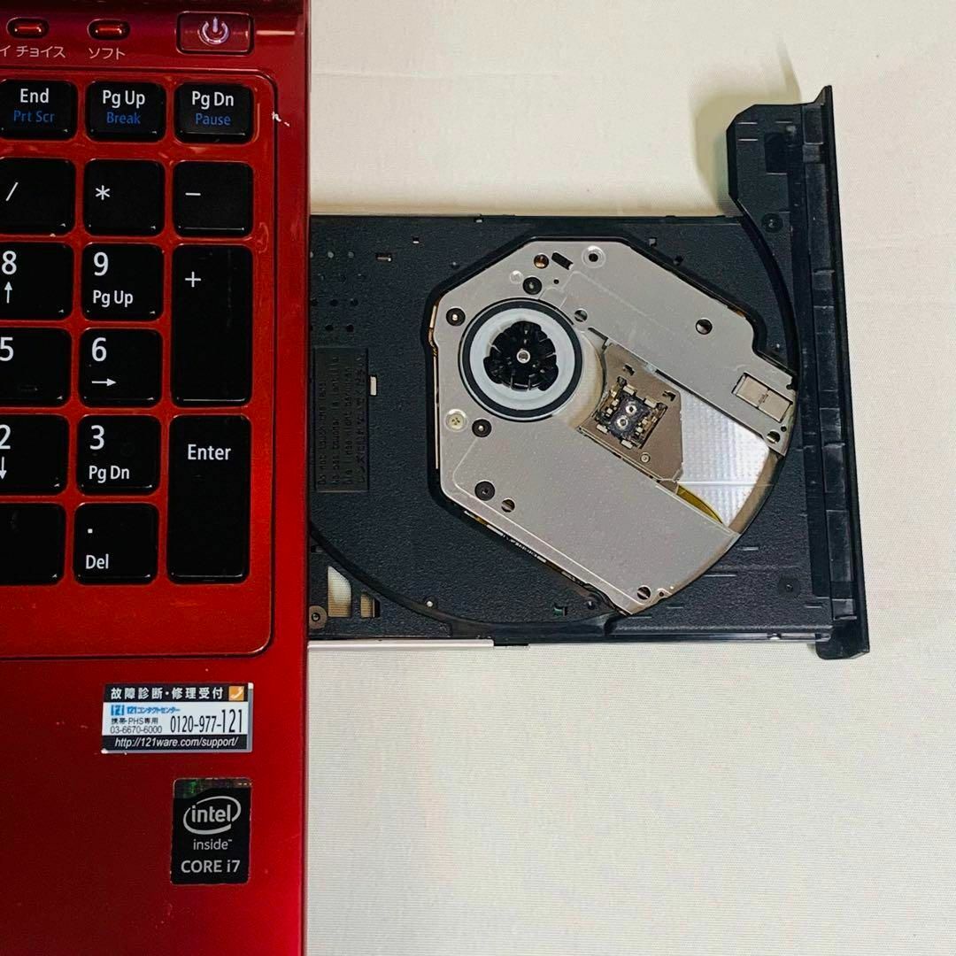 NEC - Core i7✨SSD1TB✨16GB✨オフィス✨NEC✨レッド✨ノート NEC - Core i7✨SSD1TB✨16GB✨オフィス✨NEC✨レッド✨ノート