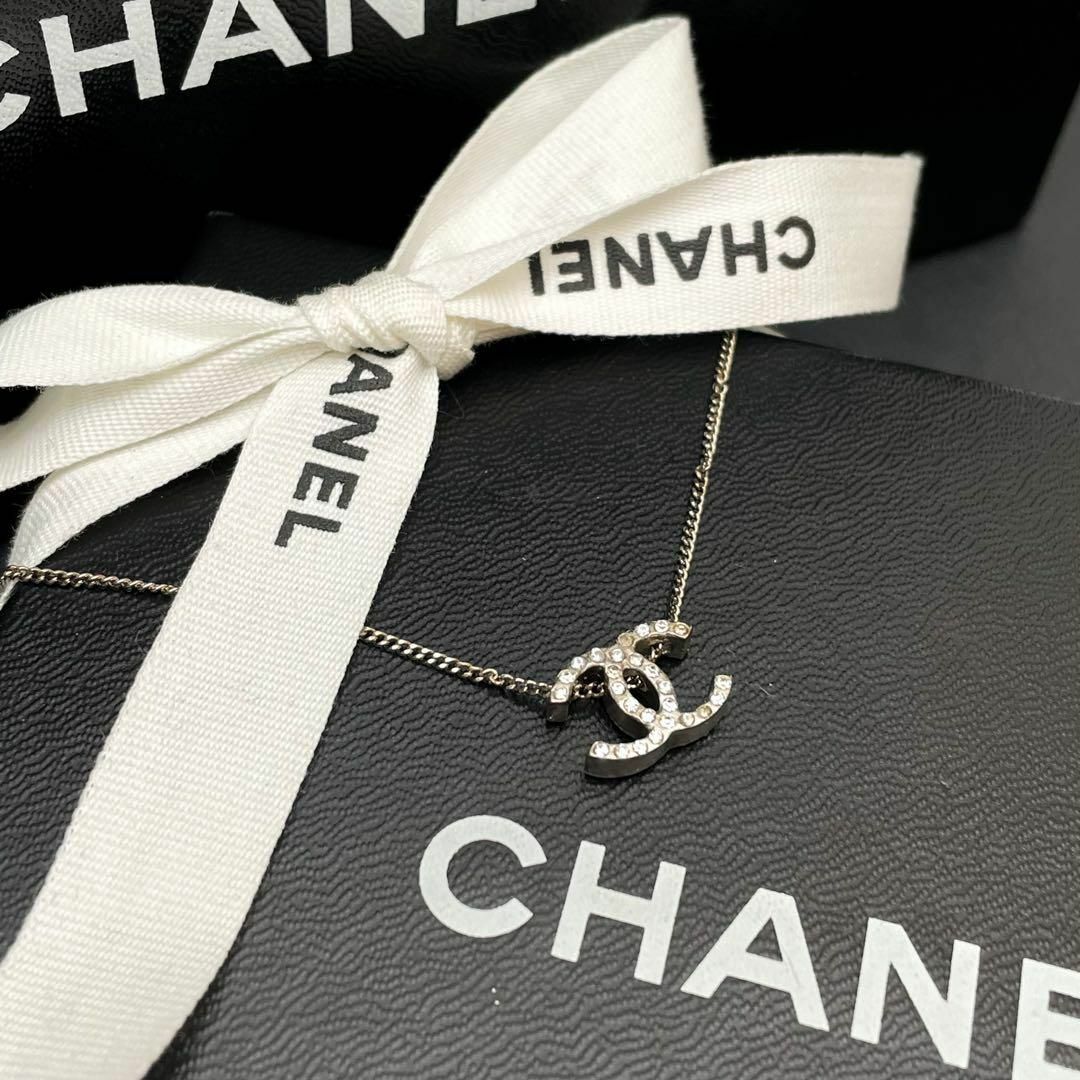 CHANEL - シャネル ココマーク ラインストーン ネックレス CHANEL - シャネル ココマーク ラインストーン ネックレス