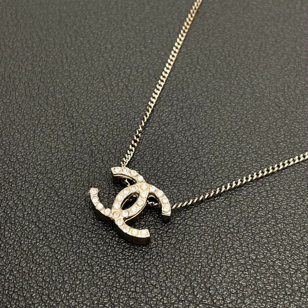 CHANEL - シャネル ココマーク ラインストーン ネックレス CHANEL - シャネル ココマーク ラインストーン ネックレス