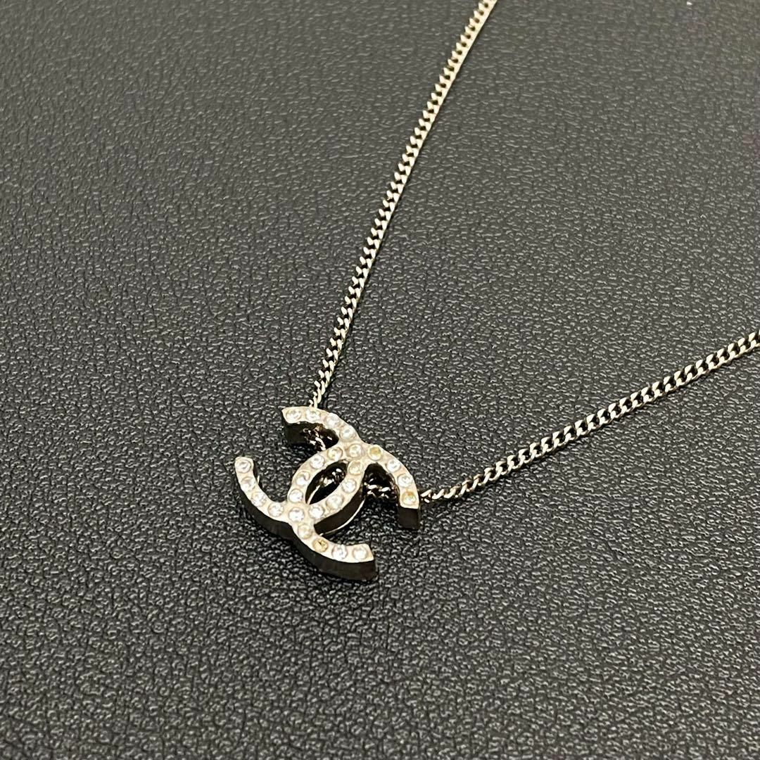 CHANEL - シャネル ココマーク ラインストーン ネックレス CHANEL - シャネル ココマーク ラインストーン ネックレス