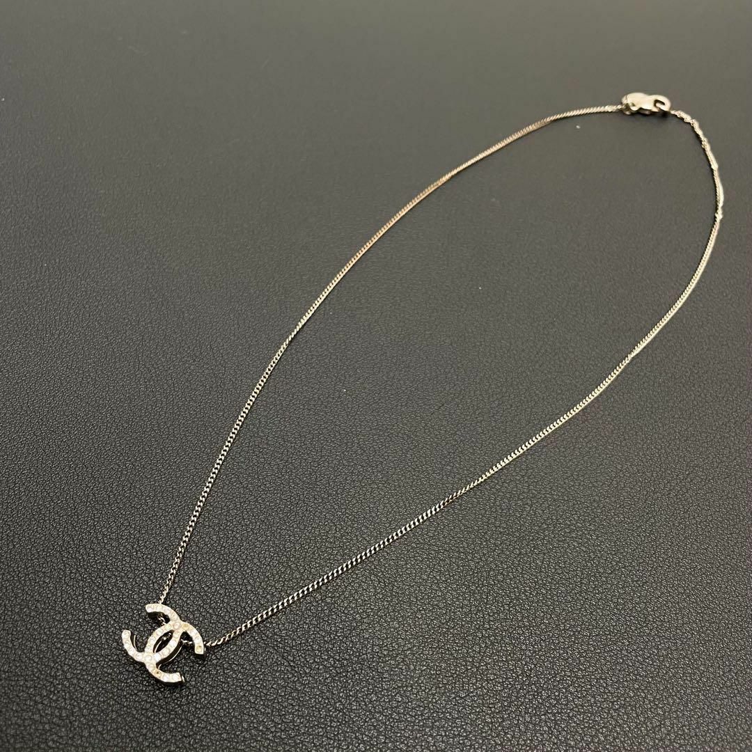 CHANEL - シャネル ココマーク ラインストーン ネックレス CHANEL - シャネル ココマーク ラインストーン ネックレス