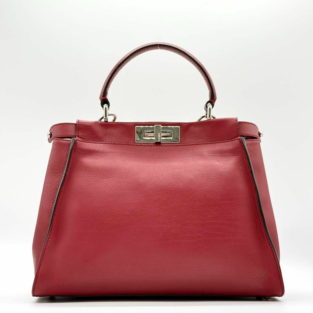 FENDI - フェンディ レザー×パイソン ピーカブーレギュラー FENDI - フェンディ レザー×パイソン ピーカブーレギュラー