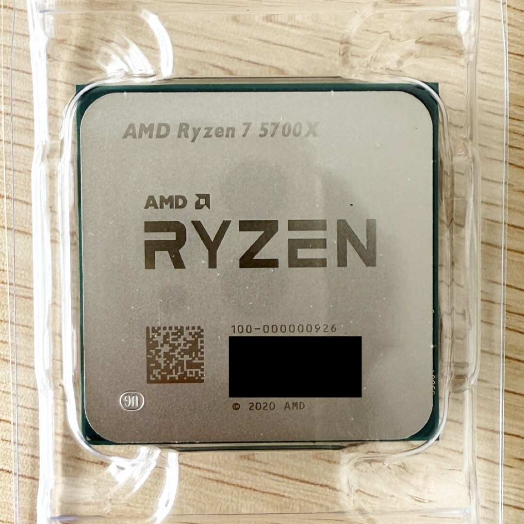 AMD Ryzen 7 5700x 新品バルク品 スマホ/家電/カメラのPC/タブレット(PCパーツ)の商品写真