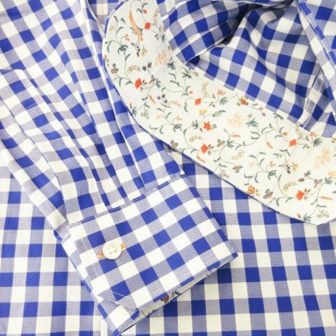 Paul Smith - PAUL SMITH シャツ カッタウェイ 長袖 カフス裏花 Paul Smith - PAUL SMITH シャツ カッタウェイ 長袖 カフス裏花