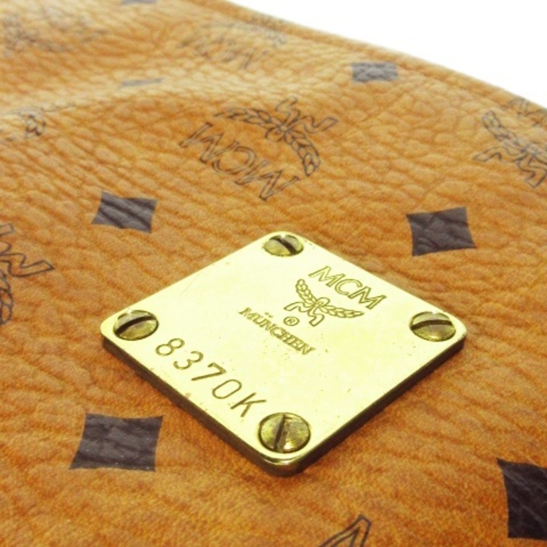MCM - MCM セカンドバッグ クラッチバッグ レザー プレート ロゴ MCM - MCM セカンドバッグ クラッチバッグ レザー プレート ロゴ