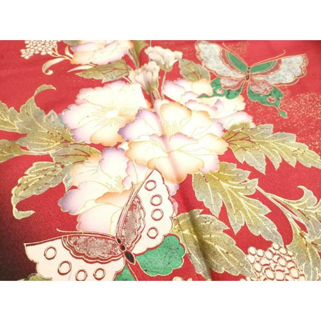 平和屋着物□豪華振袖 花蝶文 暈し染め 金銀彩 正絹 逸品 平和屋着物□豪華振袖 花蝶文 暈し染め 金銀彩 正絹 逸品