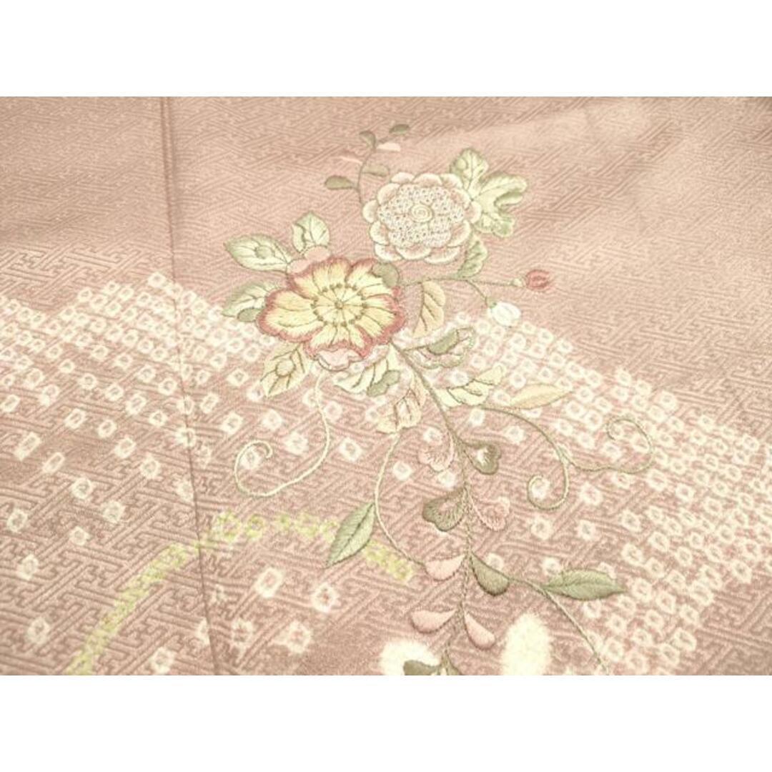 平和屋着物□中国三大刺繍 スワトウ刺繍 汕頭刺繍 訪問着 絞り 平和屋着物□中国三大刺繍 スワトウ刺繍 汕頭刺繍 訪問着 絞り