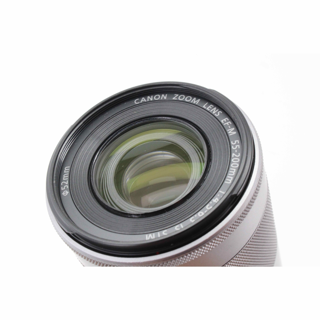 Canon - Canon EF-M 55-200mm IS STM シルバーの通販 by T Canon - Canon EF-M 55-200mm IS STM シルバーの通販 by T