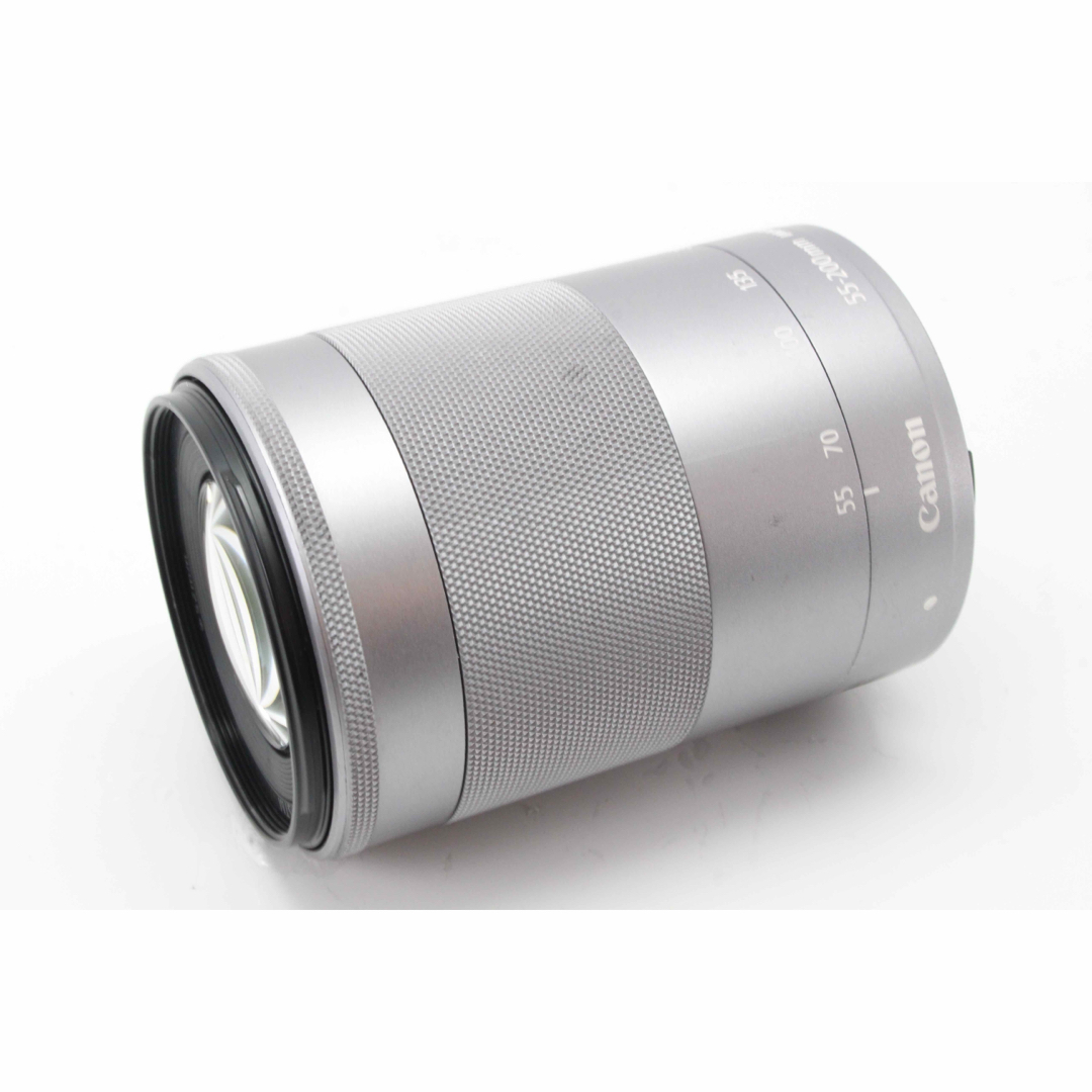 Canon - Canon EF-M 55-200mm IS STM シルバーの通販 by T Canon - Canon EF-M 55-200mm IS STM シルバーの通販 by T