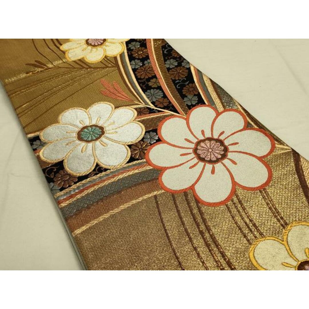 平和屋着物◎六通柄袋帯 唐織 吉祥花文 金銀糸 正絹 逸品 平和屋着物◎六通柄袋帯 唐織 吉祥花文 金銀糸 正絹 逸品