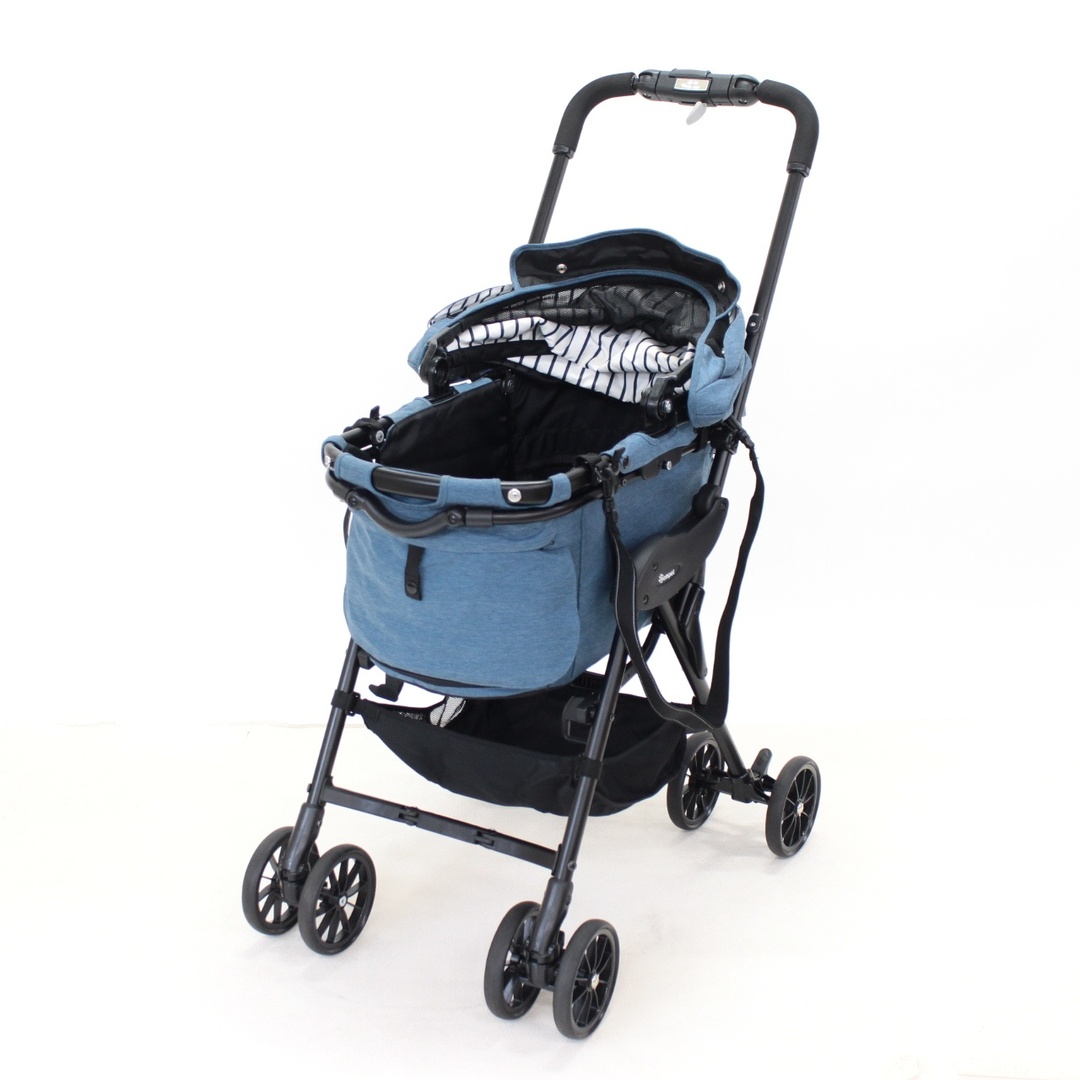 combi - コンビ ペット用カート ミリミリEG ロング デニムブルー combi - コンビ ペット用カート ミリミリEG ロング デニムブルー
