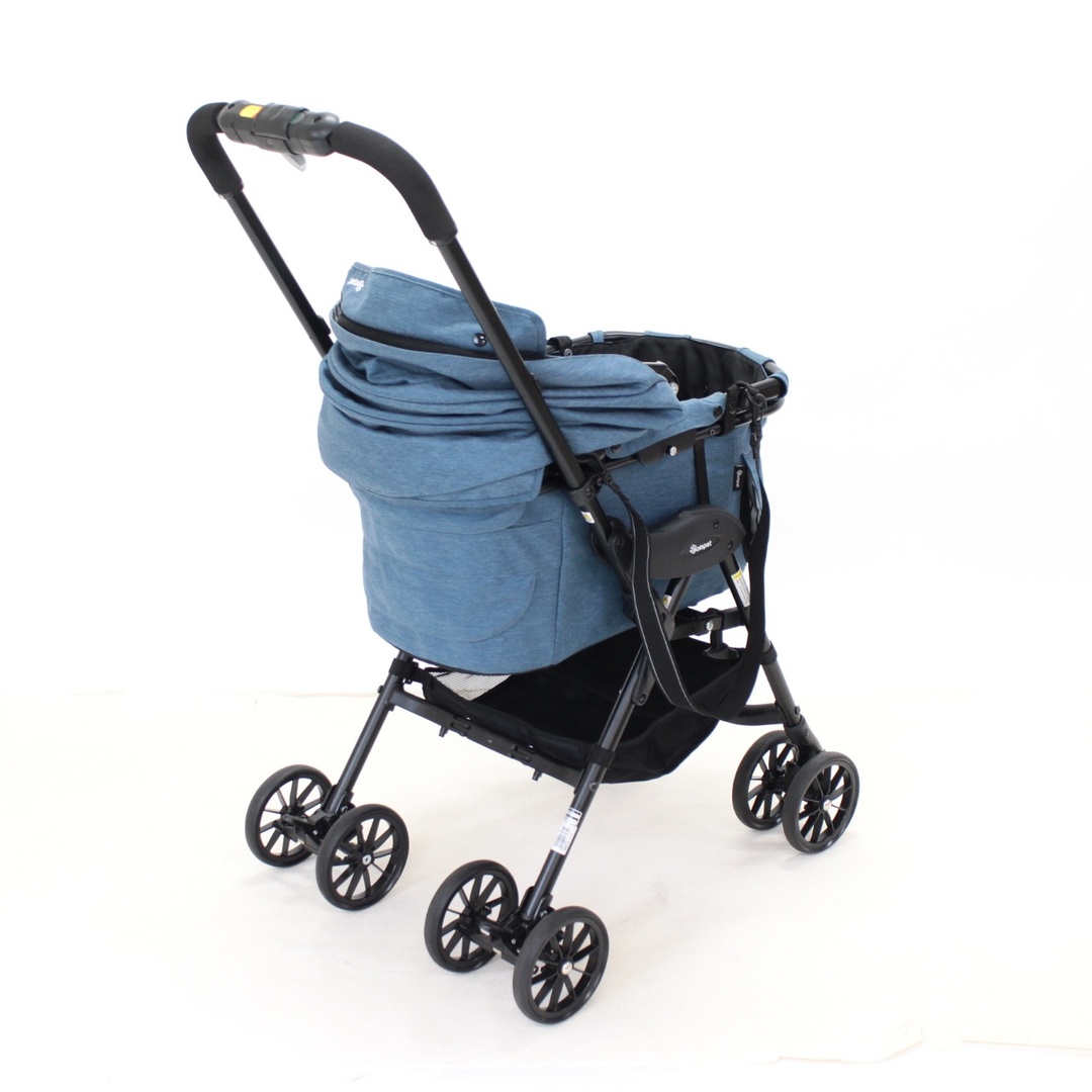 combi - コンビ ペット用カート ミリミリEG ロング デニムブルー combi - コンビ ペット用カート ミリミリEG ロング デニムブルー