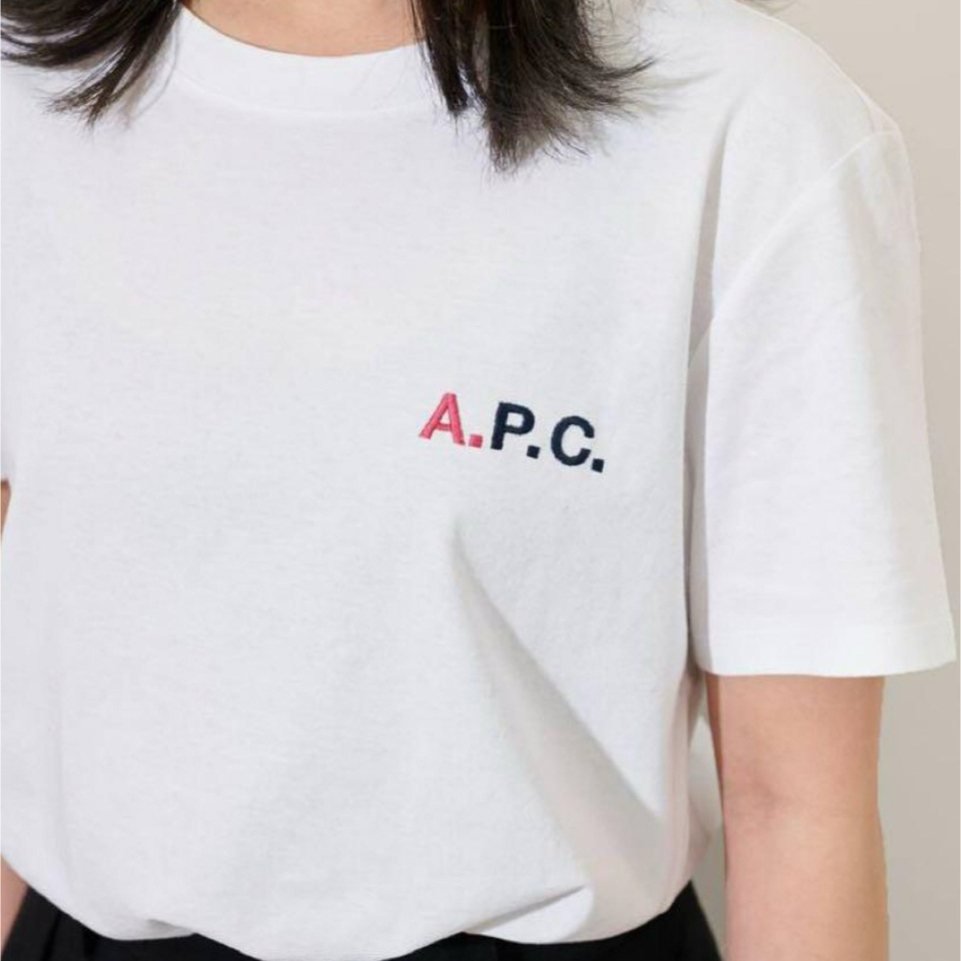 A.P.C - 【美品】A.P.C. × RELUME T-SHIRT ロゴ刺繍T ホワイトの A.P.C - 【美品】A.P.C. × RELUME T-SHIRT ロゴ刺繍T ホワイトの