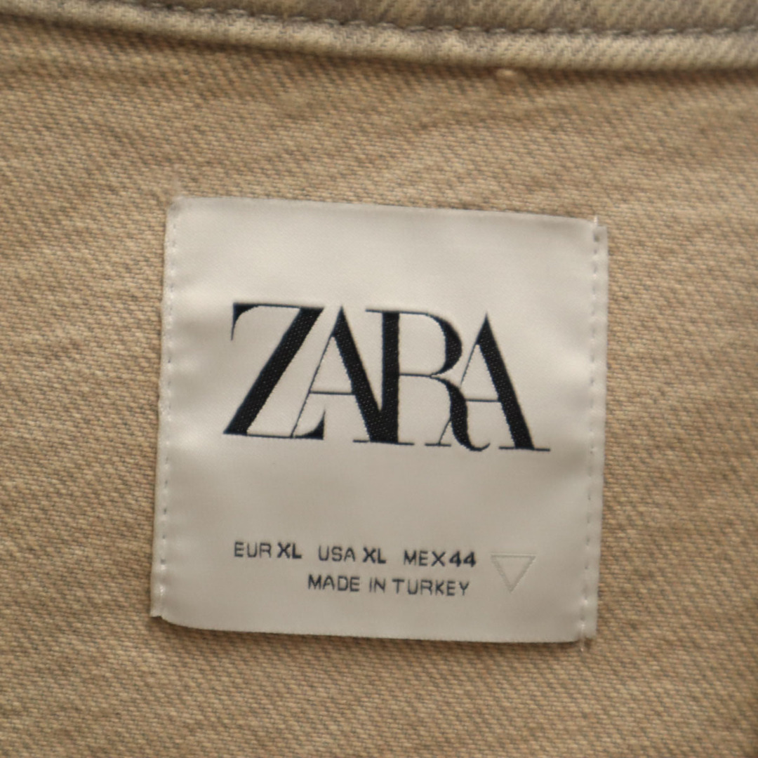 ZARA - 古着 ZARA ザラ ヴィンテージ加工 ハーフジップ プル ZARA - 古着 ZARA ザラ ヴィンテージ加工 ハーフジップ プル