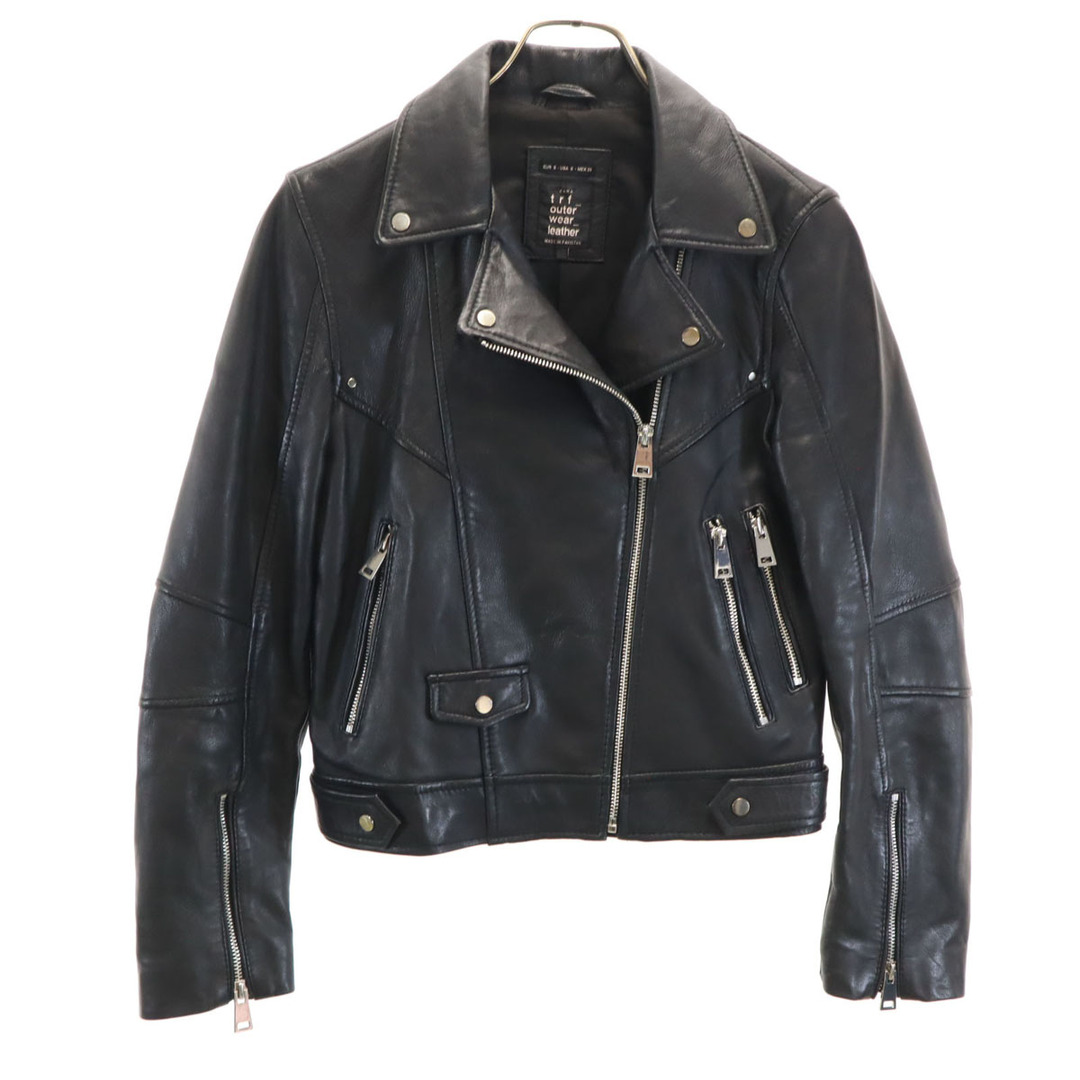 ZARA - 古着 ZARA ザラ 羊革 レザー ダブルライダースジャケット ZARA - 古着 ZARA ザラ 羊革 レザー ダブルライダースジャケット