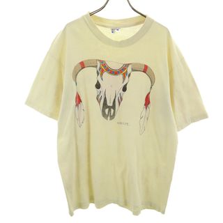 Hanes - 古着 Hanes ヘインズ 80s 90s オールド USA製 スカル Hanes - 古着 Hanes ヘインズ 80s 90s オールド USA製 スカル