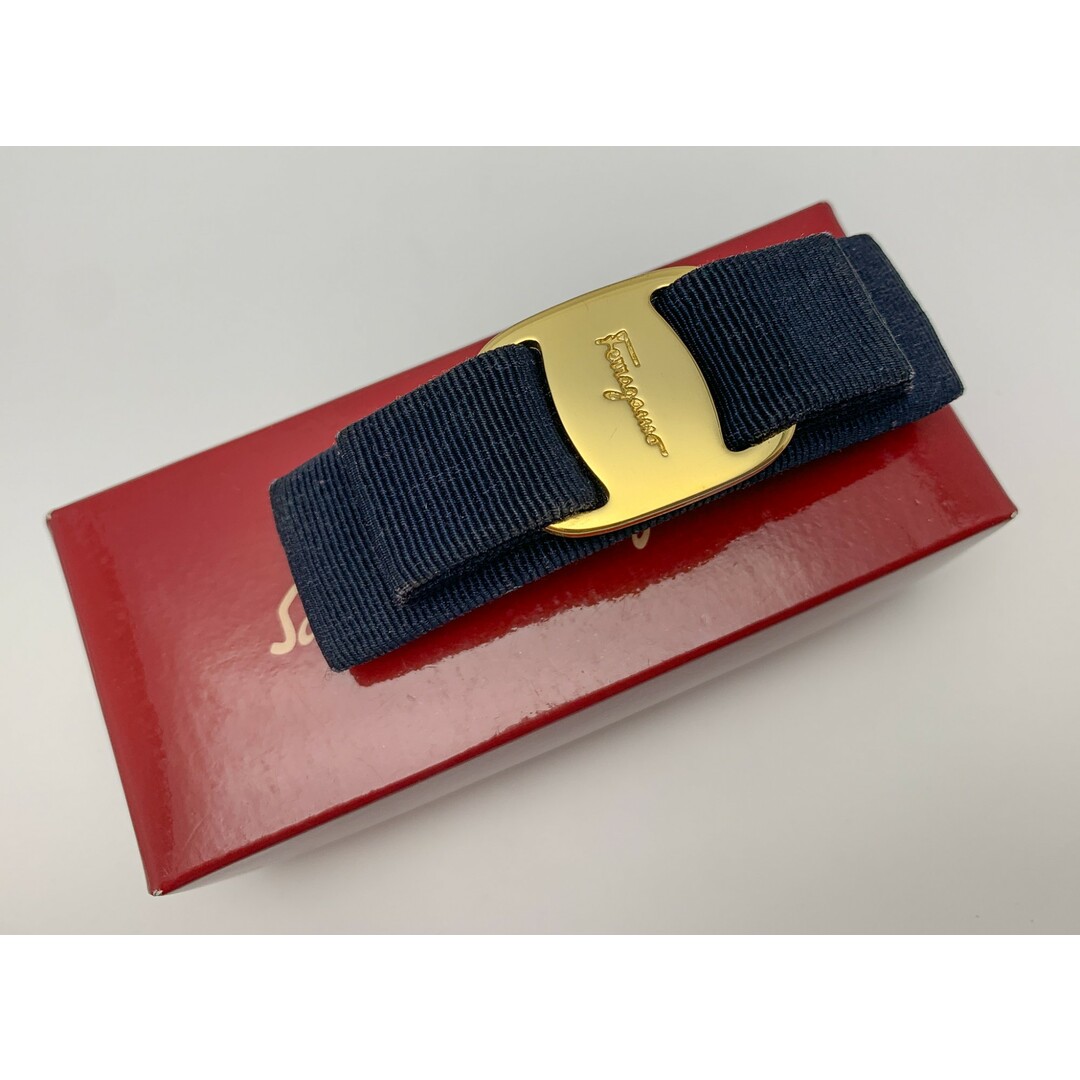 FERRAGAMO - FERRAGAMO フェラガモ 黒 ブラック ゴールド ヴァラ FERRAGAMO - FERRAGAMO フェラガモ 黒 ブラック ゴールド ヴァラ