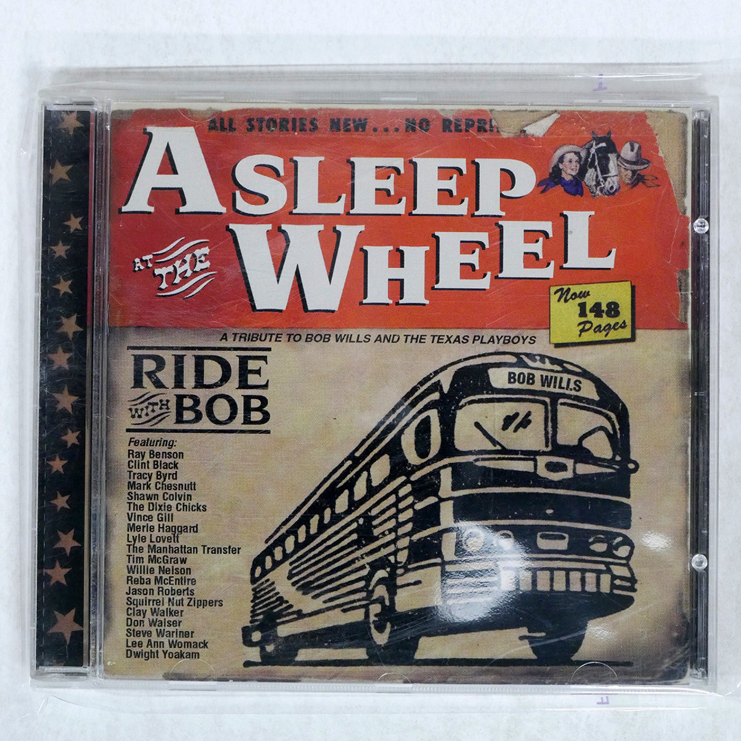 輸入盤 ASLEEP AT THE WHEEL/RIDE WITH BOB (A TRIBUTE TO BOB WILLS AND THE TEXAS PLAYBOYS)/DREAMWORKS RECORDS DRMD-50117 CD □ エンタメ/ホビーのCD(ワールドミュージック)の商品写真