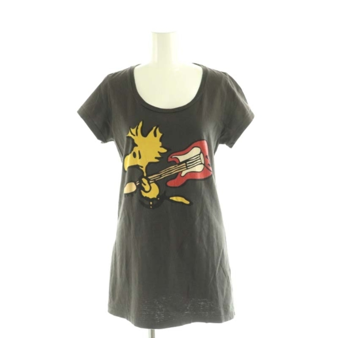 HYSTERIC GLAMOUR(ヒステリックグラマー)のヒステリックグラマー woodstockプリント Tシャツ 半袖 F グレー レディースのトップス(Tシャツ(半袖/袖なし))の商品写真