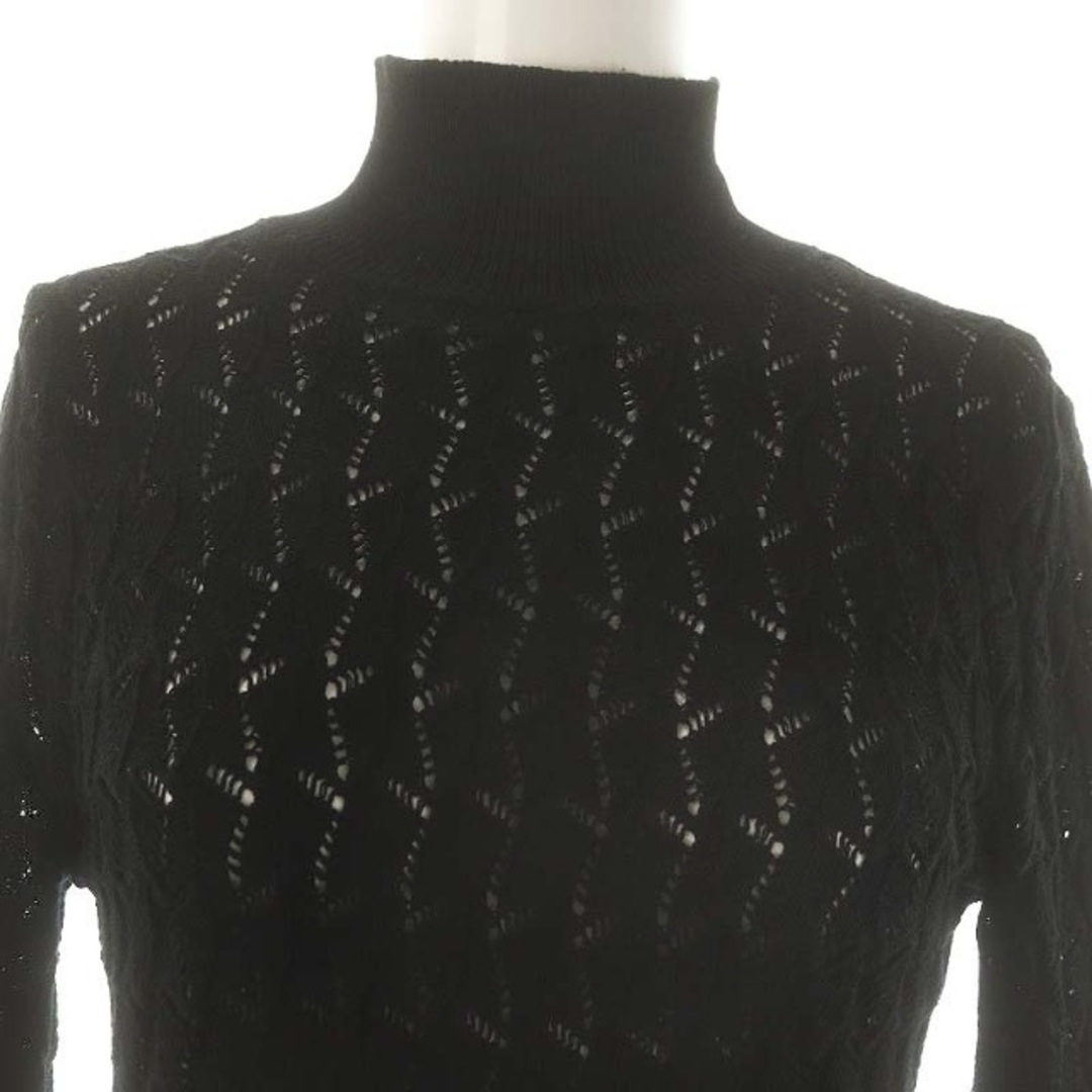PRADA - プラダ P26444 三角ロゴ レーシーロングコットンニット PRADA - プラダ P26444 三角ロゴ レーシーロングコットンニット