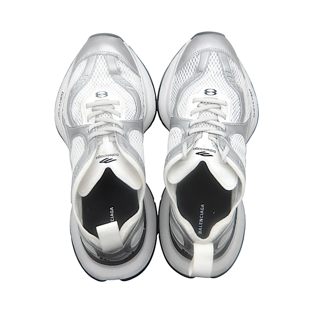 BALENCIAGA - BALENCIAGA CIRCUIT WHITE/SILVER SIZE26.5cm/箱有