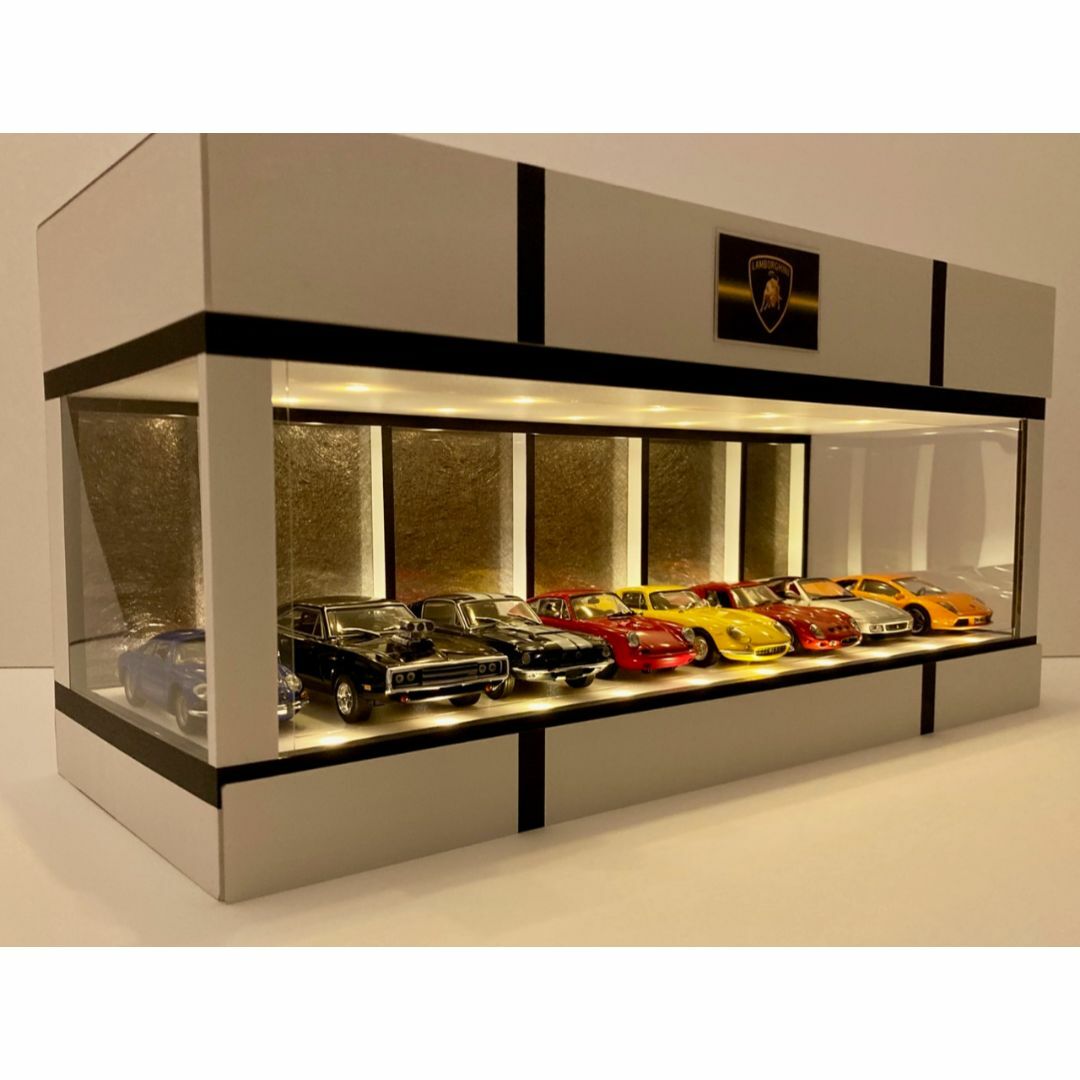 1/18〜1/43展示可能・WH基調&二重壁・ディスプレーBOX・ネオ 1/18〜1/43展示可能・WH基調&二重壁・ディスプレーBOX・ネオ