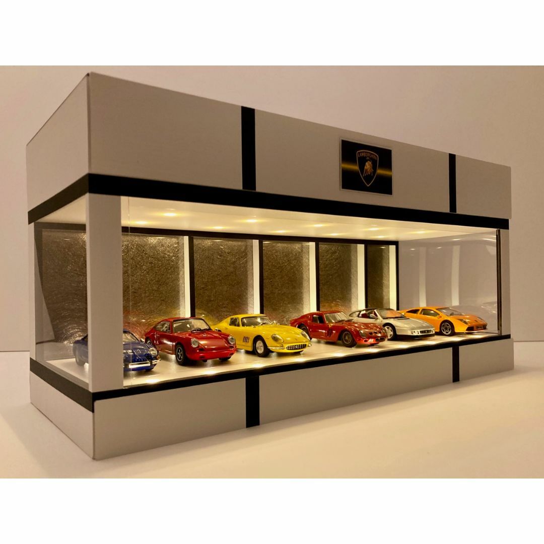 1/18〜1/43展示可能・WH基調&二重壁・ディスプレーBOX・ネオ 1/18〜1/43展示可能・WH基調&二重壁・ディスプレーBOX・ネオ
