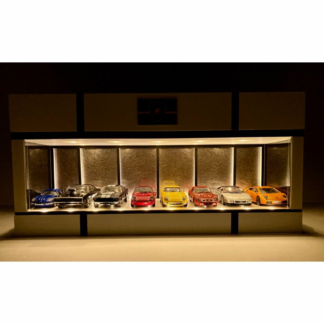 1/18〜1/43展示可能・WH基調&二重壁・ディスプレーBOX・ネオ 1/18〜1/43展示可能・WH基調&二重壁・ディスプレーBOX・ネオ