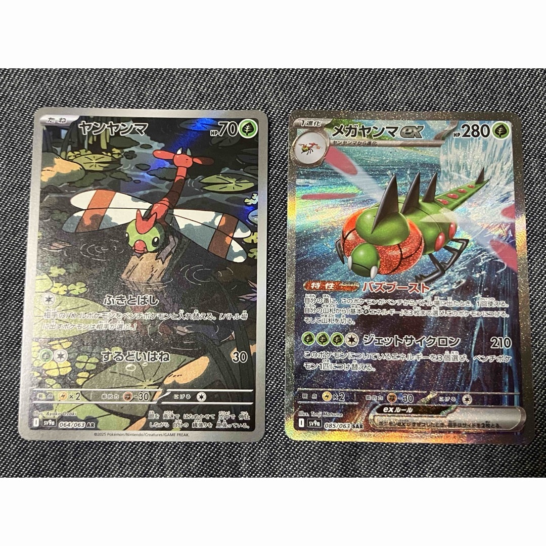 ポケモン - メガヤンマex SAR ヤンヤンマAR セットの通販 by と ポケモン - メガヤンマex SAR ヤンヤンマAR セットの通販 by と