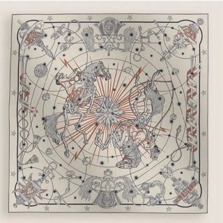 HERMES - HERMES エルメス シルクバンダナ55 オール・アボード HERMES - HERMES エルメス シルクバンダナ55 オール・アボード
