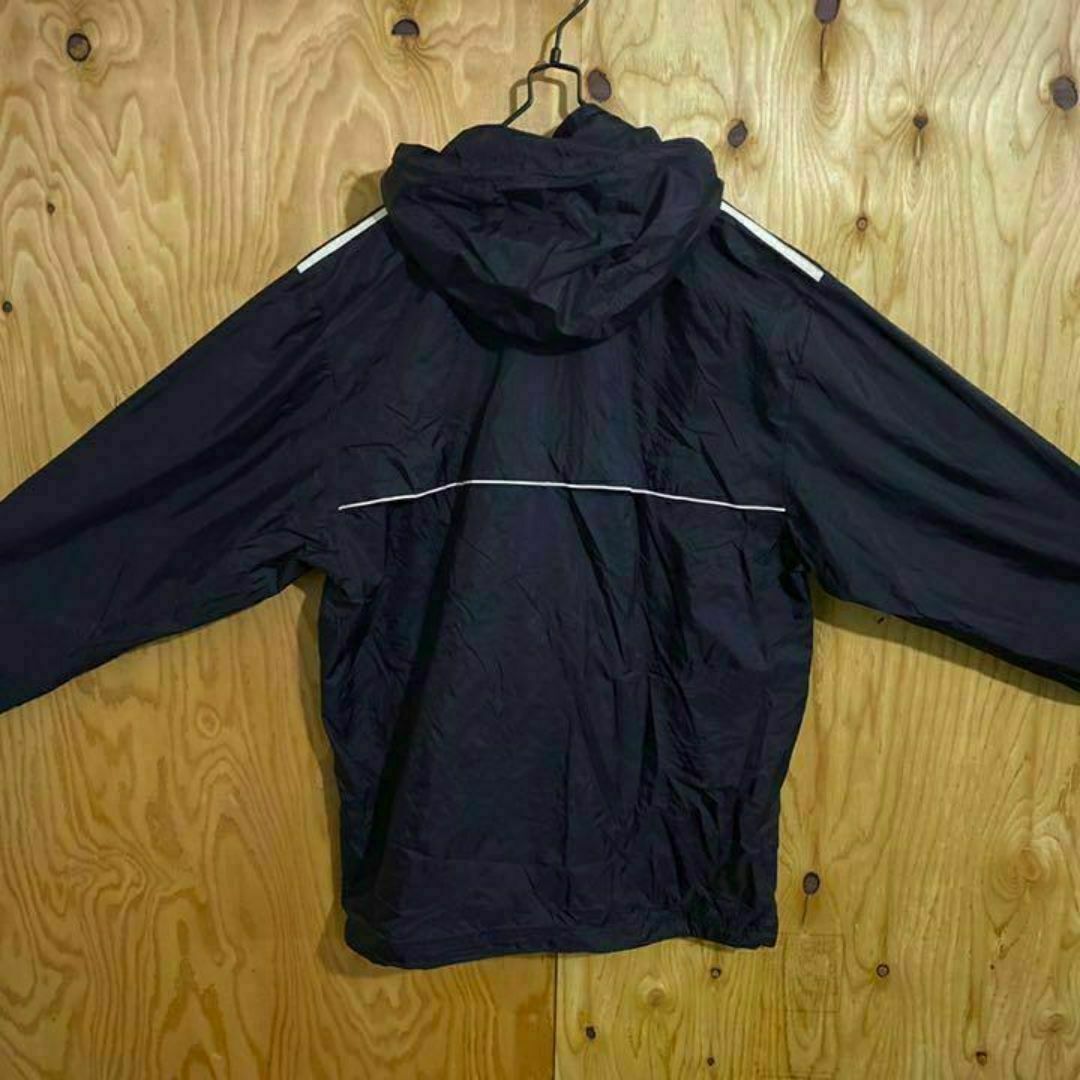 adidas - ナイロンパーカー アディダス ライン ロゴ USA古着 90s adidas - ナイロンパーカー アディダス ライン ロゴ USA古着 90s