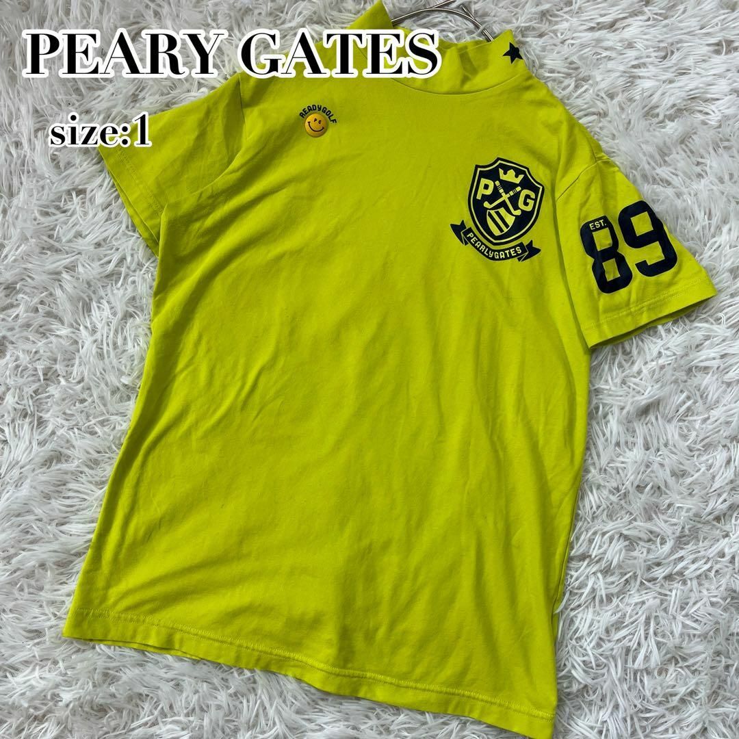 PEARLY GATES - 【PEARLEY GATES】モックネック 半袖 シャツ PEARLY GATES - 【PEARLEY GATES】モックネック 半袖 シャツ