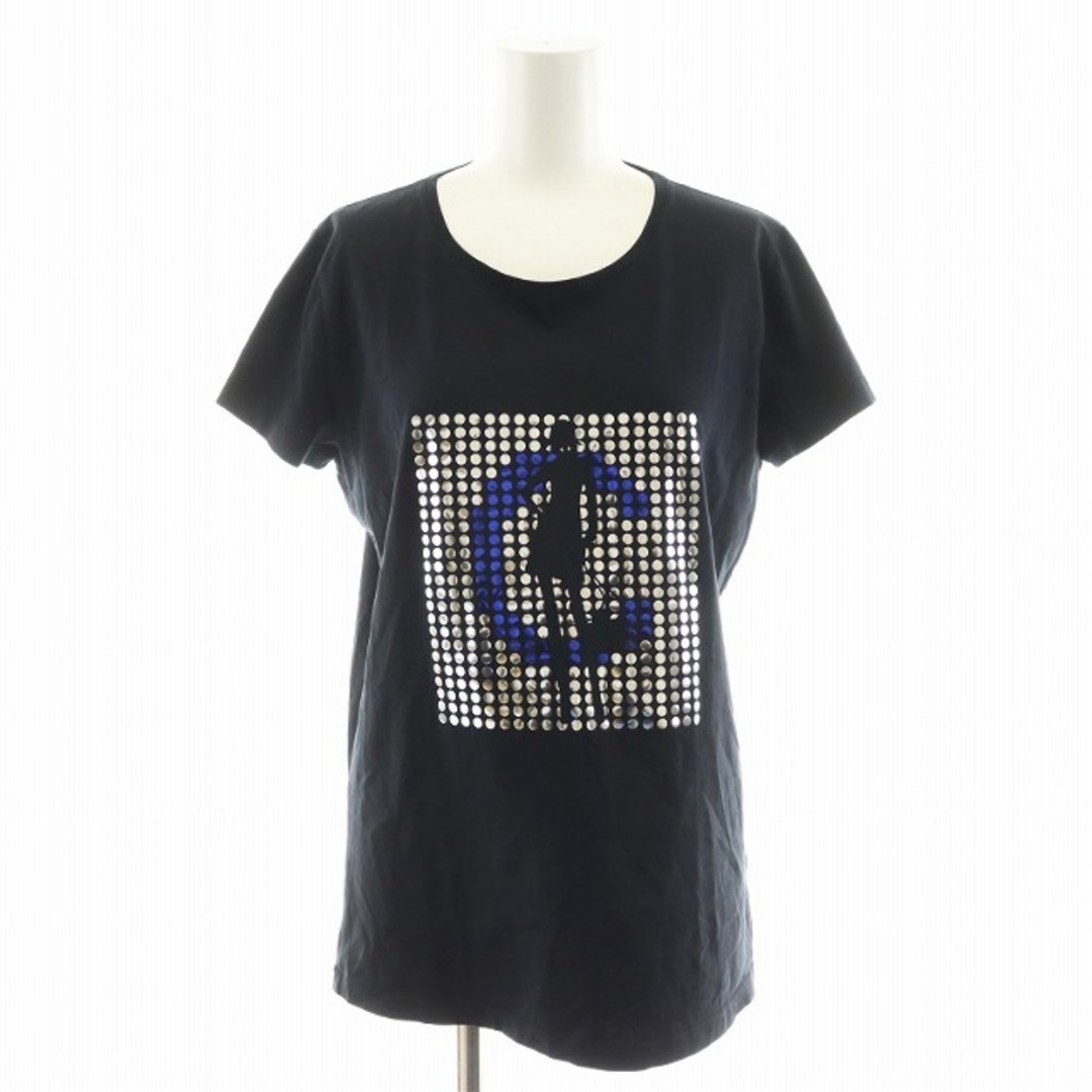 CELINE - セリーヌ Tシャツ カットソー 半袖 ロゴ XL 黒 29B46 CELINE - セリーヌ Tシャツ カットソー 半袖 ロゴ XL 黒 29B46