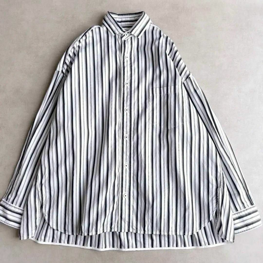 TICCA - 美品△TICCA ティッカ/スクエアビッグシャツ△コットン TICCA - 美品△TICCA ティッカ/スクエアビッグシャツ△コットン