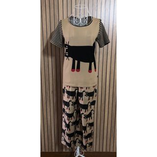 poppy あさぎーにょ ルームウェア ドレスの通販 by まリリ's poppy あさぎーにょ ルームウェア ドレスの通販 by まリリ's