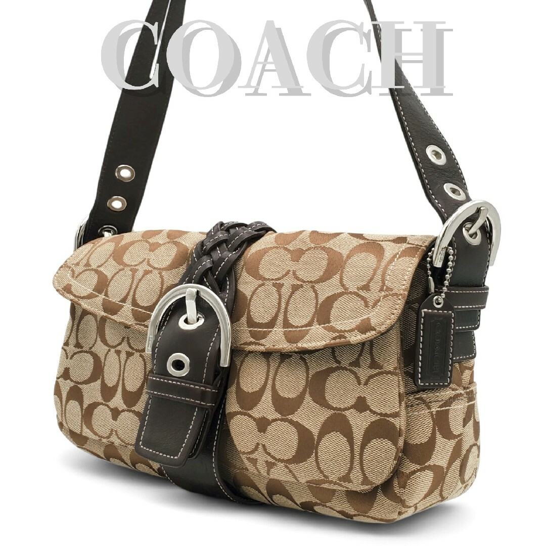 COACH - COACH ソーホー ワンショルダー シグネチャー COACH - COACH ソーホー ワンショルダー シグネチャー