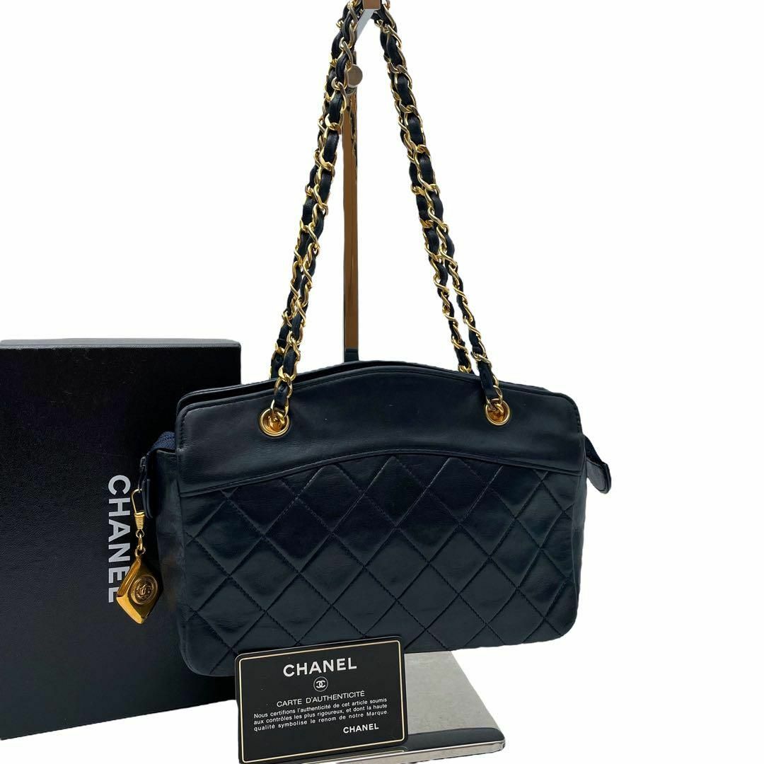 CHANEL - シャネル マトラッセ ラムスキン チェーン ハンド CHANEL - シャネル マトラッセ ラムスキン チェーン ハンド
