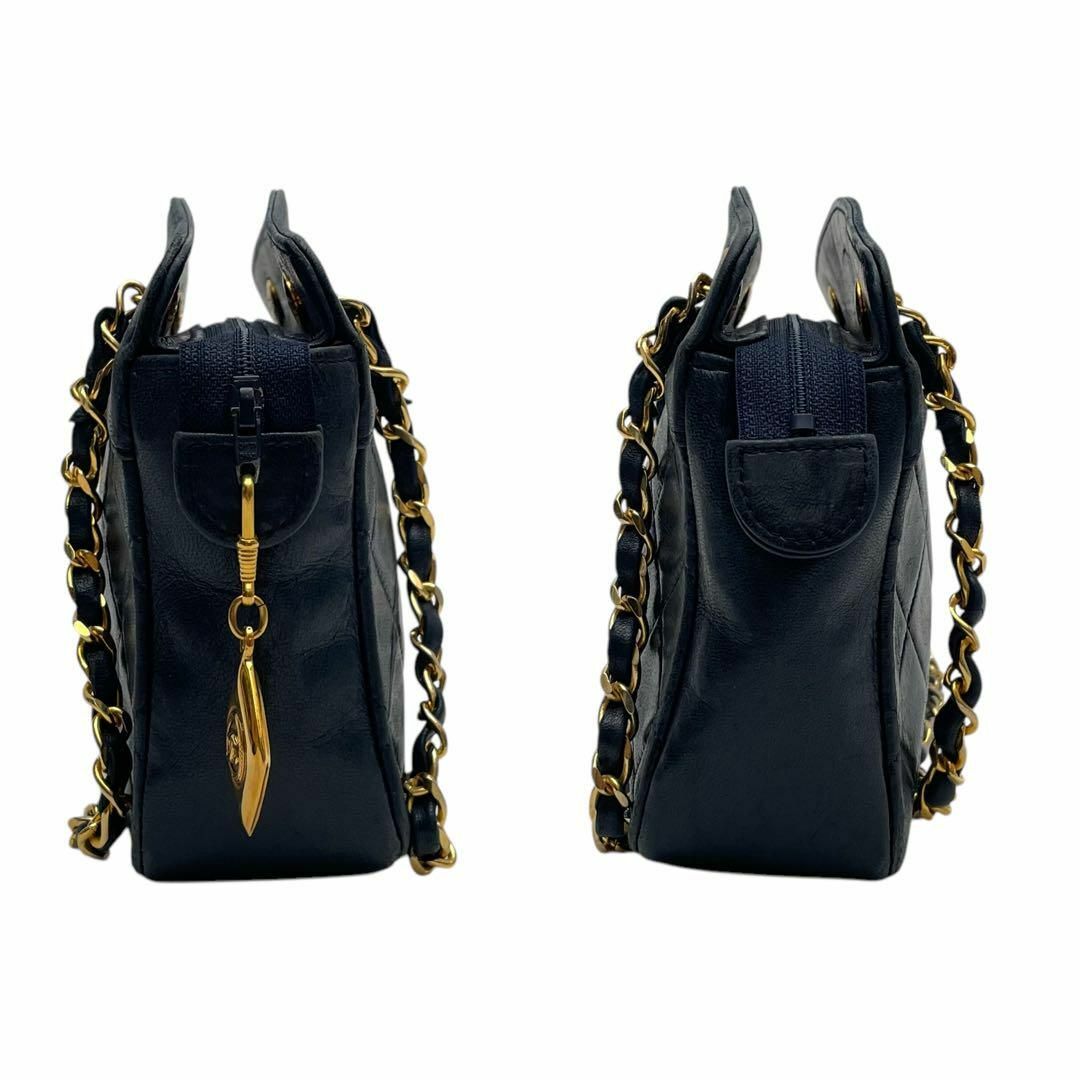 CHANEL - シャネル マトラッセ ラムスキン チェーン ハンド CHANEL - シャネル マトラッセ ラムスキン チェーン ハンド