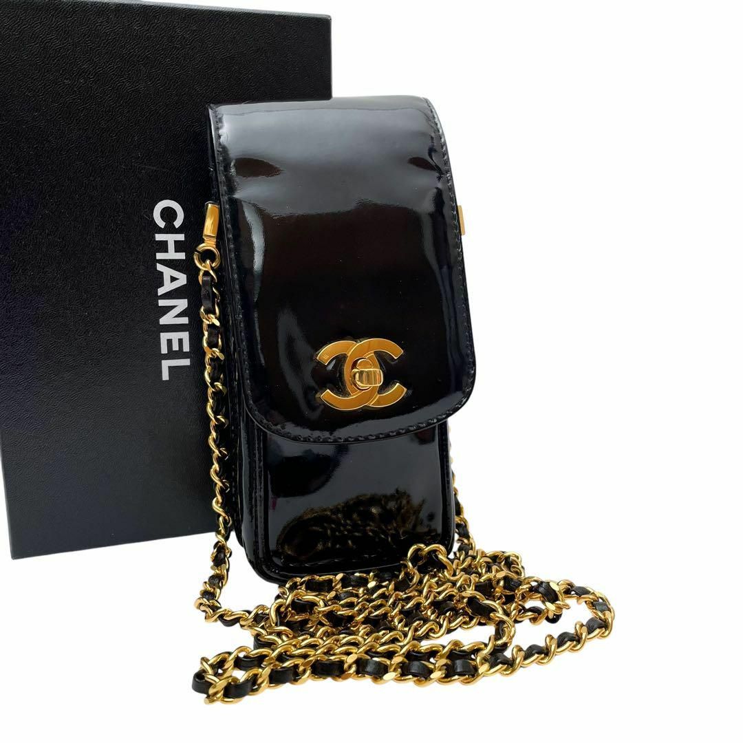 CHANEL - シャネル パテント レザー エナメル ココマーク CHANEL - シャネル パテント レザー エナメル ココマーク