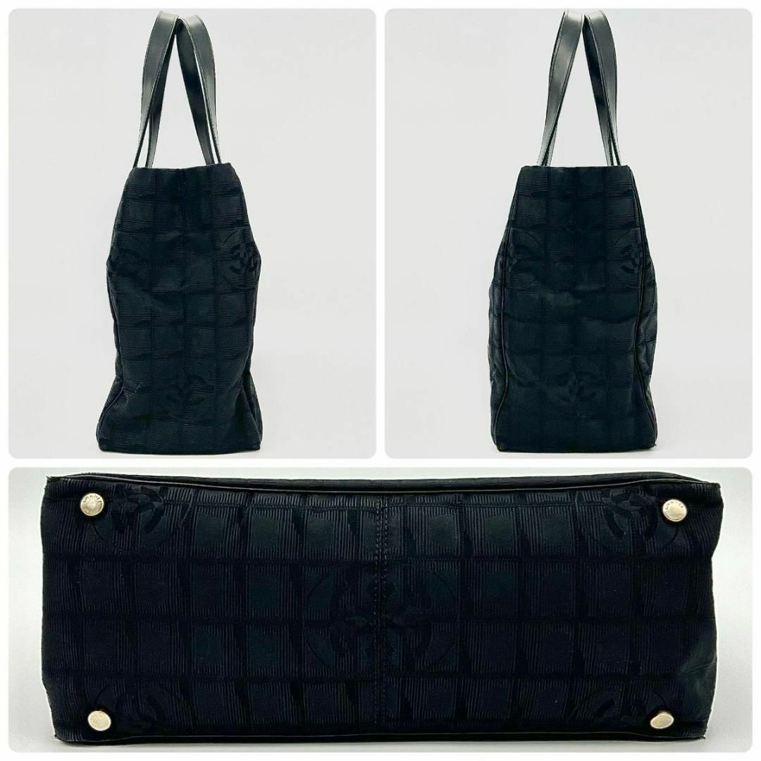 CHANEL - シャネル ニュートラベルラインMM A4可 ブラック CHANEL - シャネル ニュートラベルラインMM A4可 ブラック