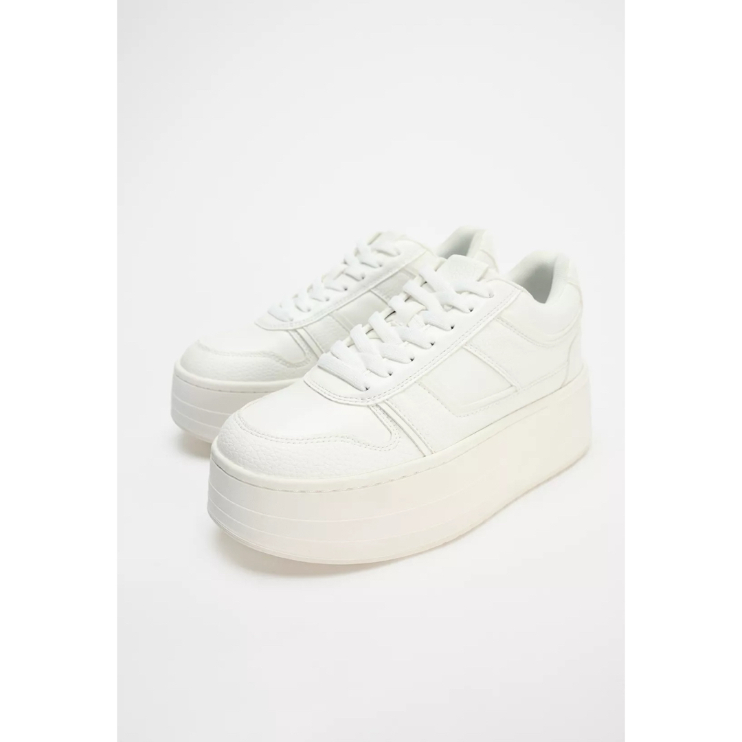 ZARA - 即発送 ZARAプラットフォームスニーカー39サイズ(25.5cm ZARA - 即発送 ZARAプラットフォームスニーカー39サイズ(25.5cm