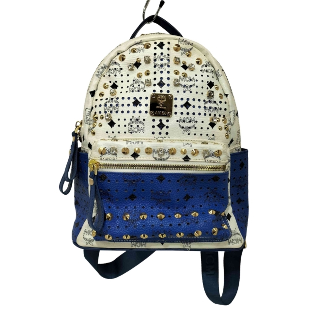 MCM - MCM(エムシーエム) ヴィセトス柄 スタッズ レザーバック MCM - MCM(エムシーエム) ヴィセトス柄 スタッズ レザーバック