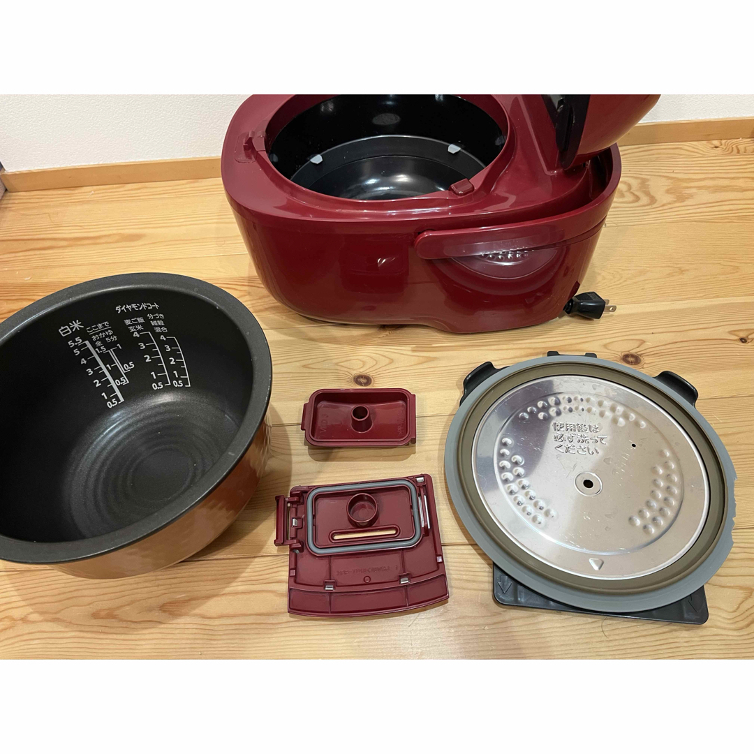 東芝 - TOSHIBA 合わせ炊き 真空IH炊飯器 RC-10VRN(R)の通販 by 東芝 - TOSHIBA 合わせ炊き 真空IH炊飯器 RC-10VRN(R)の通販 by