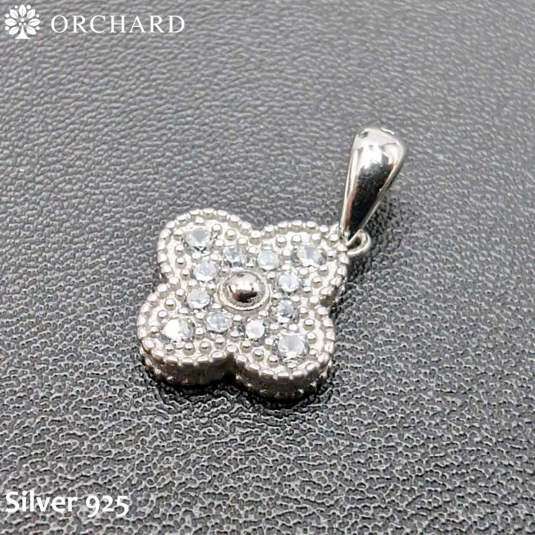 匿名配送/シルバー925/ジルコニアフラワーペンダント&ピアス 匿名配送/シルバー925/ジルコニアフラワーペンダント&ピアス