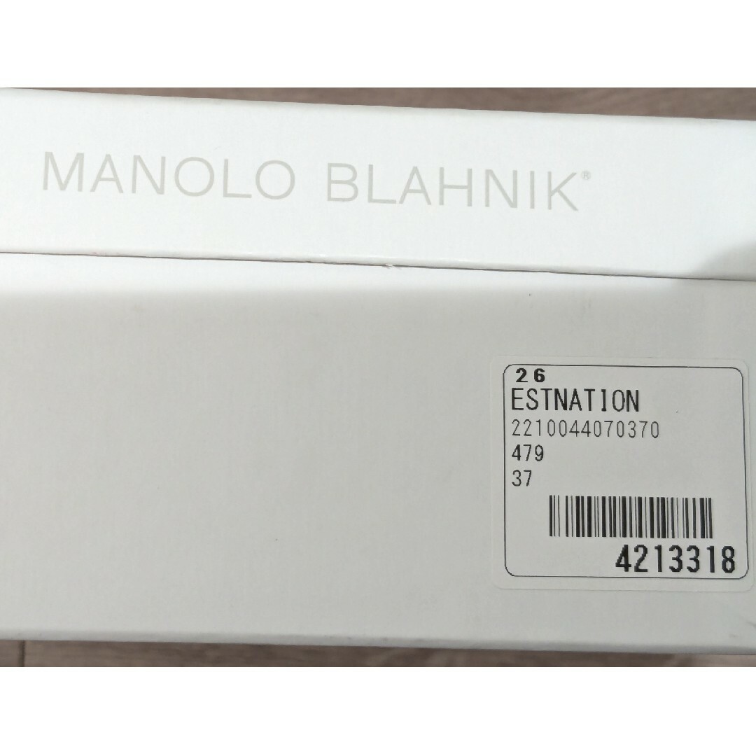 MANOLO BLAHNIK - 新品 MANOLO BLAHNIK サンダル イタリア製 MANOLO BLAHNIK - 新品 MANOLO BLAHNIK サンダル イタリア製