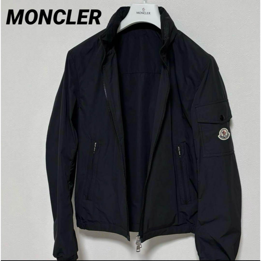 MONCLER - モンクレール MONCLER BRIZE ブラック ナイロン MONCLER - モンクレール MONCLER BRIZE ブラック ナイロン